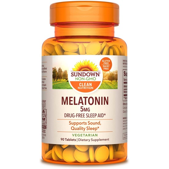 Sundown Naturals Melatonin 5mg 90 Microlozenges