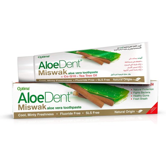 Aloedent Miswak - Coq-10 -tea Tree Toothpaste 100ml
