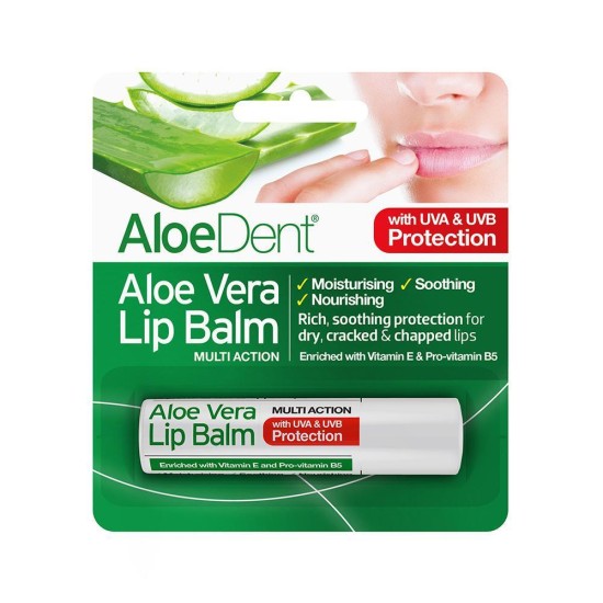 Aloedent Aloe Vera Lip Balm 4g