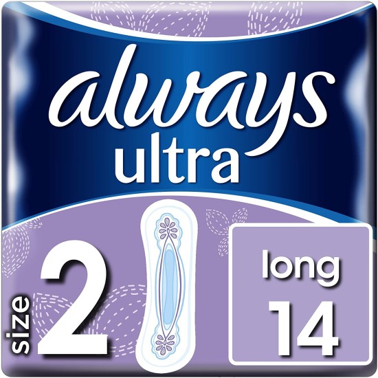 Always Ultra Long Size 2 14 Sanitary Towels