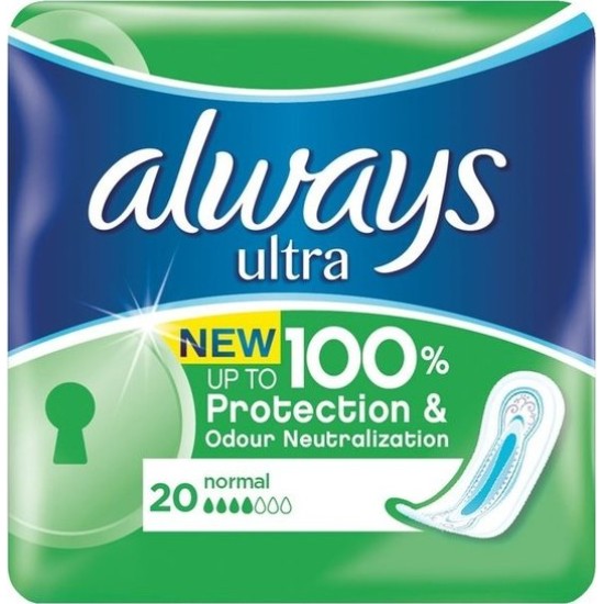 Always Ultra Normal 20 Sanitary Pads