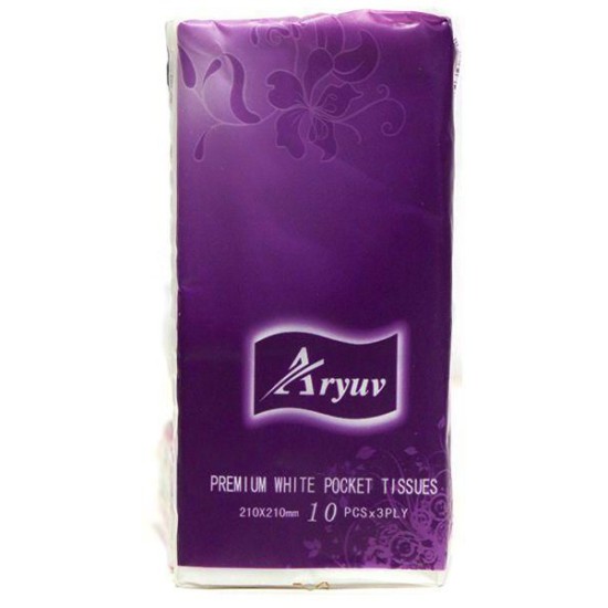Aryuv Pocket Tissues 10 Sheets