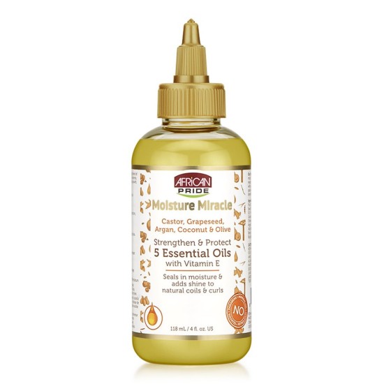 African Pride Moisture Miracle 5 Essential Oils 4 Oz