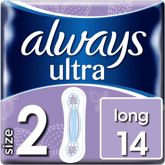 Always Ultra Long Size 2 14 Sanitary Towels Always Ultra Long Size 2 14 Sanitary Towels