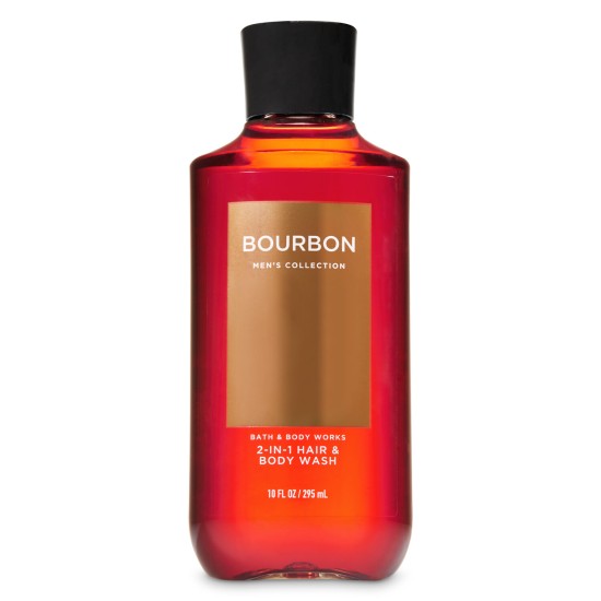 Bath And Body Works Bourbon Men's Collection 2-in-1 Hair And Body Wash 295ml