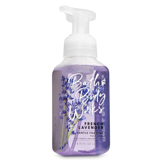 Bath And Body Works French Lavender Gentle Foaming Hand Wash Soap 8.75 Oz