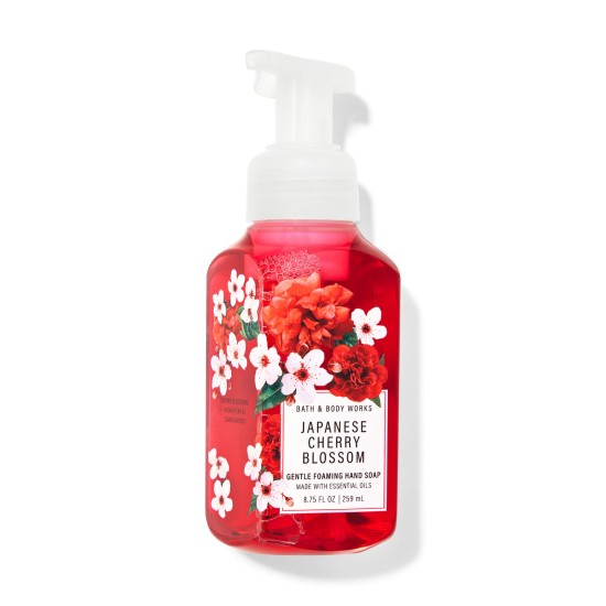 Bath And Body Works Japanese Cherry Blossom 8.75 Oz Gentle Foaming Hand Soap