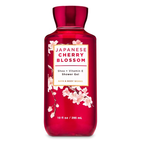 Bath And Body Works Japanese Cherry Blossom Shea And Vitamin E Shower Gel 10 Oz