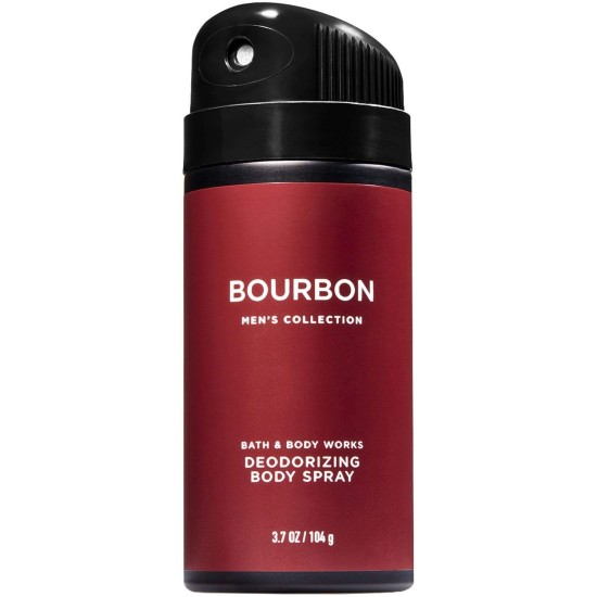Bath And Body Works Men's Collection Bourbon Deodorizing Body Spray 3.7 Oz