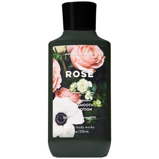 Bath And Body Works Rose 24 Hour Moisture Lotion With Shea Butter And Vitamin E 236ml