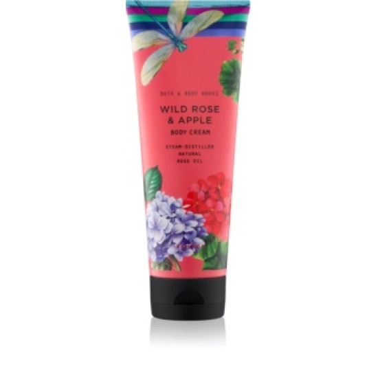 Bath And Body Works Wild Rose And Apple Body Cream 226g