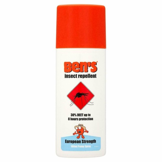 Bens Insect Repellent European Strength Pump Spray 100ml