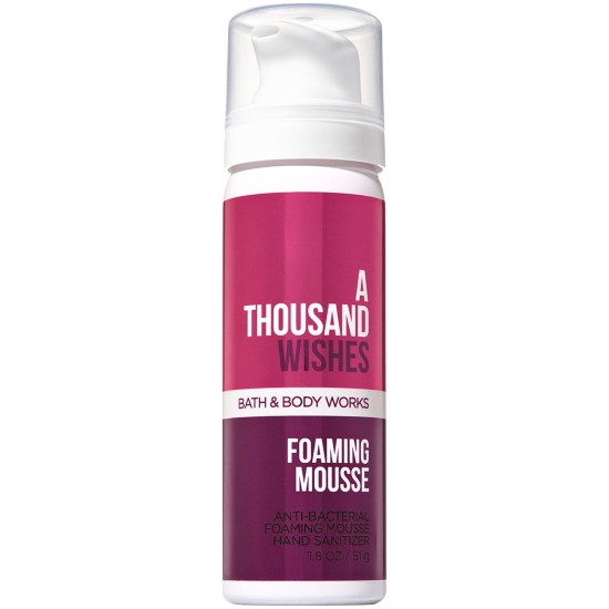 Bath And Body Works A Thousand Wishes Antibacterial Foaming Mousse Hand Sanitizer 1.8 Oz