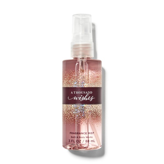 Bath And Body Works A Thousand Wishes Travel Size Mini Spray Fragrance Mist 3 Oz