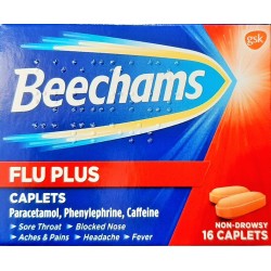 Beechams Flu Plus 16 Caplets