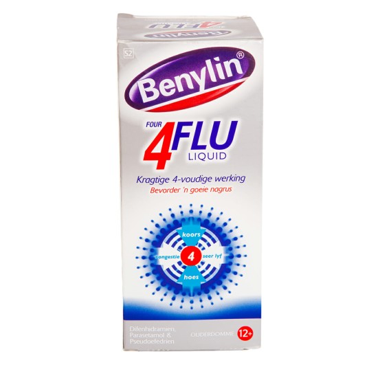 Benylin 4 Flu Syrup 100ml Benylin 4 Flu Syrup 100ml