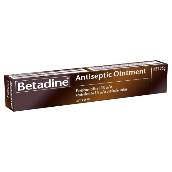 Betadine Antiseptic Topical Ointment 25g Betadine Antiseptic Topical Ointment 25g