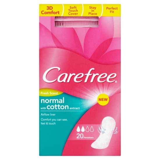 Carefree Fresh Breathable Scented 20 Pantyliners