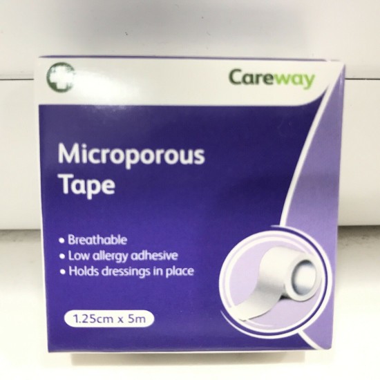 Careway Microporous Surgical Tape 1.25cm X 5m