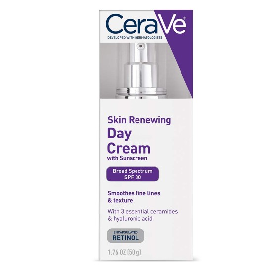 Cerave Skin Renewing Day Cream With Sunscreen Spf 30 1.76 Oz