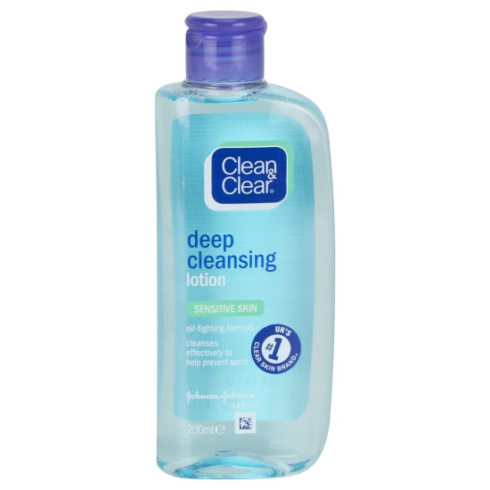 Clean And Clear Sensitive Skin Deep Cleansing Lotion 200ml