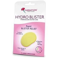 Carnation Hydrocolloid Blister Care 4 Large Dressings