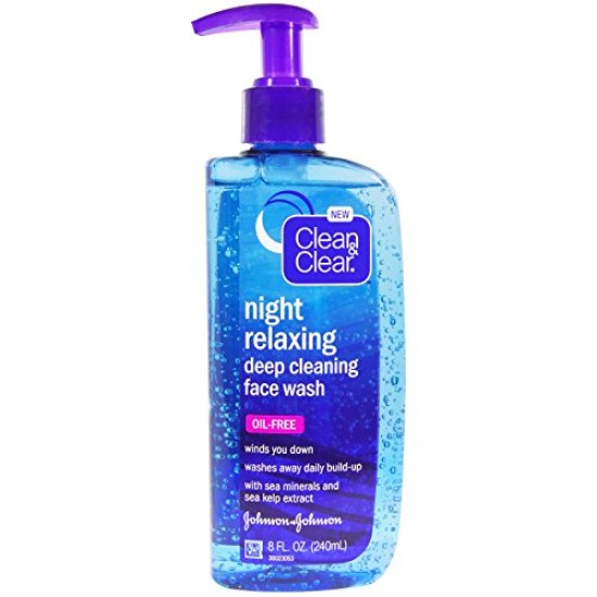 Clean And Clear Night Relaxing Oil Free Deep Cleaning Face Wash 8 Oz Clean And Clear Night Relaxing Oil Free Deep Cleaning Face Wash 8 Oz