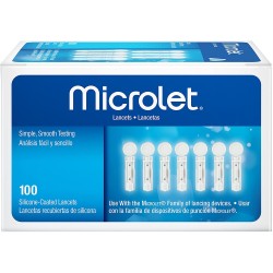 Contour Plus Microlet Lancets 100 Lancets
