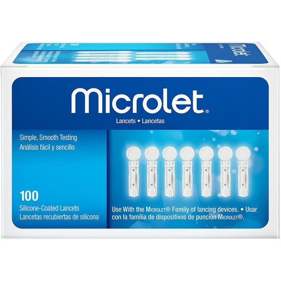 Contour Plus Microlet Lancets 100 Lancets
