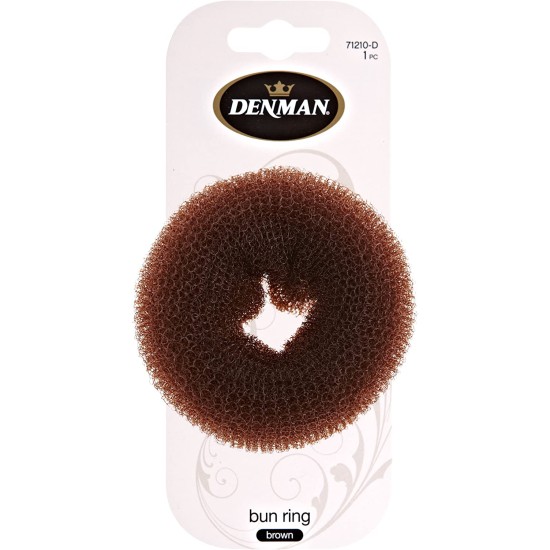 Denman Hair Bun Ring Brown