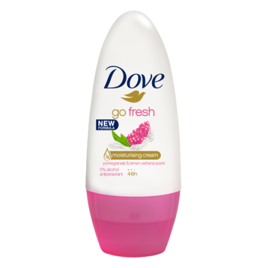 Dove Go Fresh Pomegranate And Lemon Verbena Scent Antiperspirant Deodorant Roll On 50 Ml