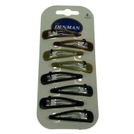 Denman 71032d Matte Frost Clippies 5cm 8 Pieces