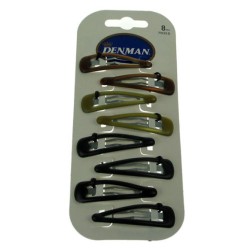 Denman 71032d Matte Frost Clippies 5cm 8 Pieces