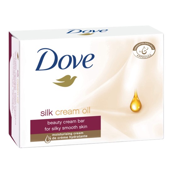 Dove Silk Cream Oil Two Bars 100g 
