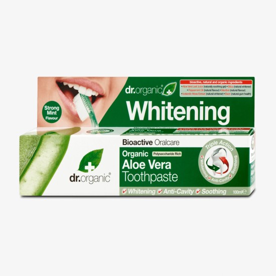 Dr Organic Aloe Vera Whitening Toothpaste 100 Ml Dr Organic Aloe Vera Whitening Toothpaste 100 Ml