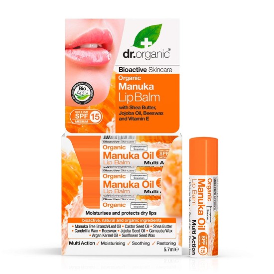 Dr Organic Manuka Honey Lip Balm  5.7 ml