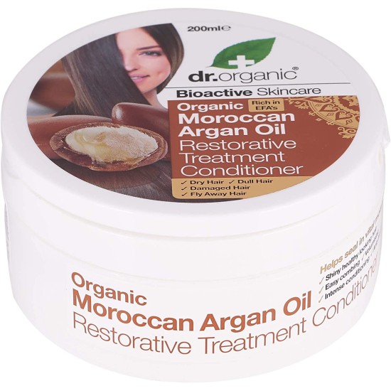 Dr Organic Moroccan Argan Oil Restorative Treatment Conditioner 200 Ml