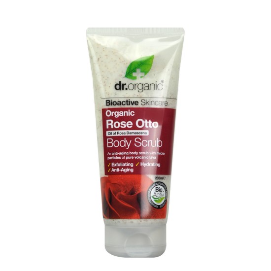 Dr.Organic Rose Otto Body Scrub 200ml