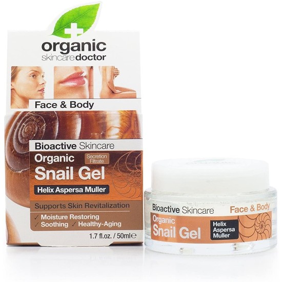 Dr Organic Snail Face And Body Gel 50 Ml