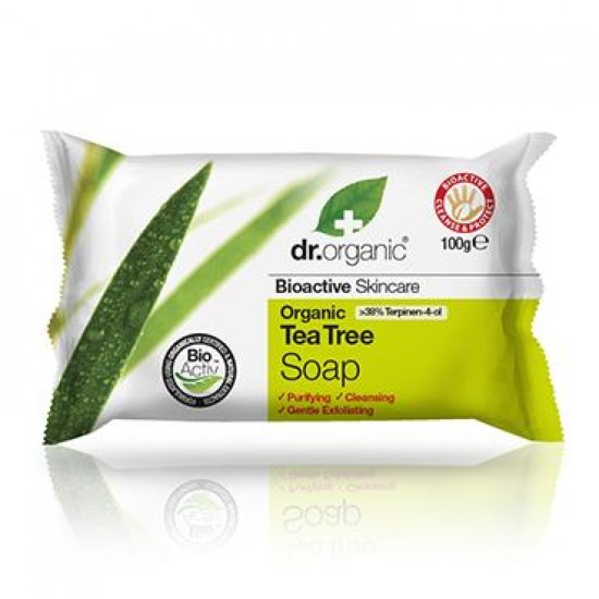 Dr Organic Tea Tree Soap 100g Dr Organic Tea Tree Soap 100g