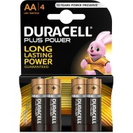 Duracell Plus Power Aaa Alkaline Batteries With Duralock 4 Pack
