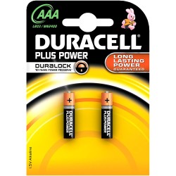 Duracell Plus Power Single-use Battery Aaa Alkaline 1.5v 2 Pack