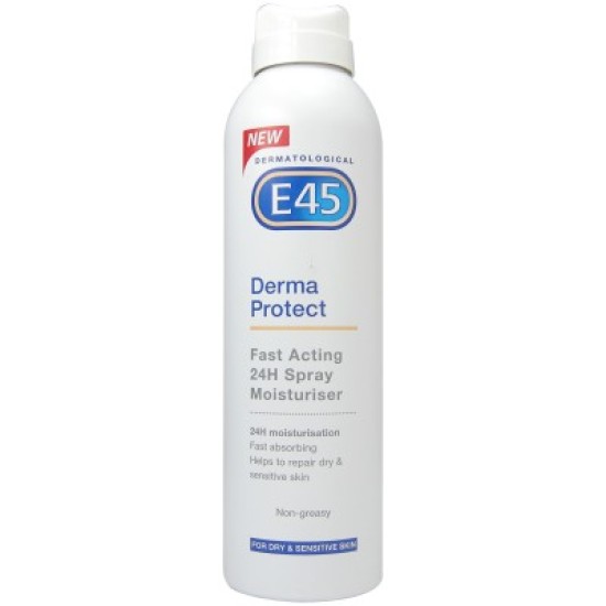 E45 Derma Protect Fast Acting Spray Moisturiser 200ml