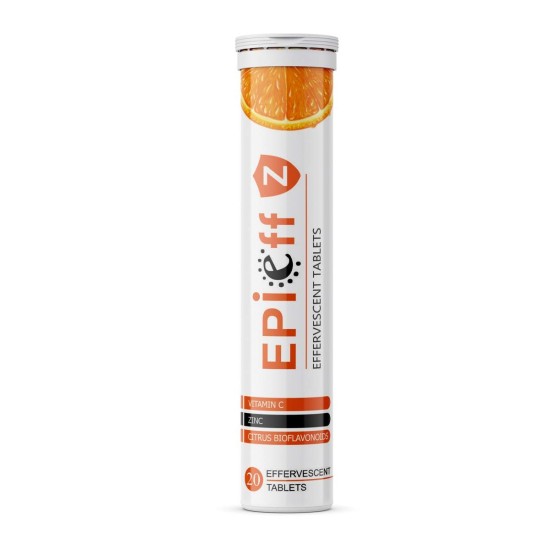 Epieff Vitamin C With Zinc 20 Effervescent Tablets
