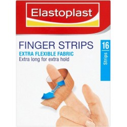 Elastoplast Finger Strips Extra Long 16 Plasters Elastoplast Finger Strips Extra Long 16 Plasters