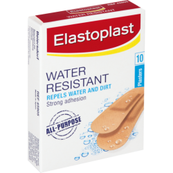 Elastoplast Water Resistant All Purpose Plasters 10 Strips Elastoplast Water Resistant All Purpose Plasters 10 Strips
