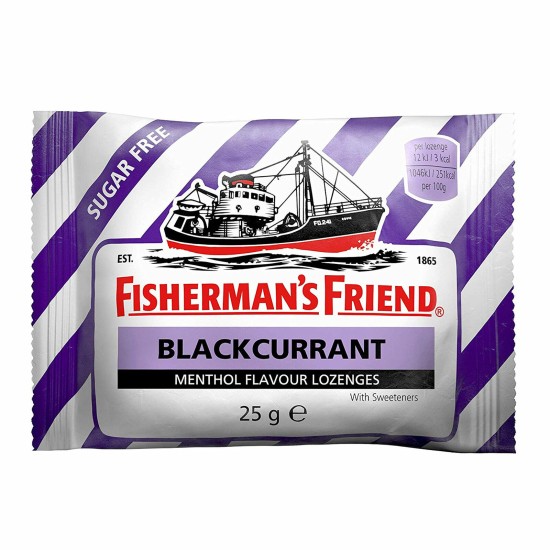 Fisherman's Friend Blackcurrant Menthol Lozenges 25g