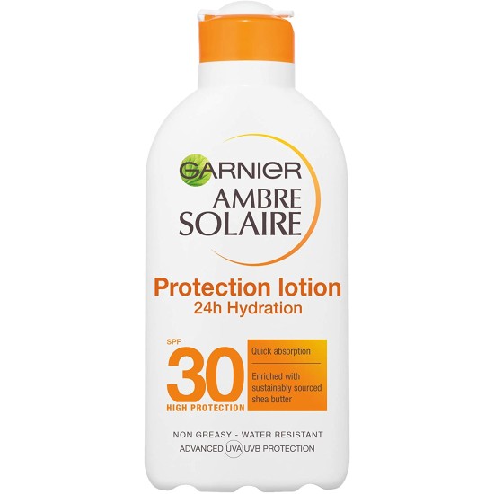 Garnier Ambre Solaire Ultra Hydrating Shea Butter Sun Protection Lotion Spf30 200ml