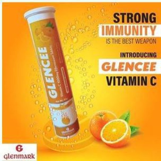 Glencee Vitamin C 500mg 20 Effervescent Tablets