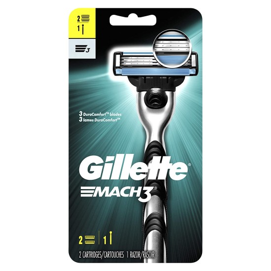 Gillette  Mach 3 Razor Plus 2 Blades
